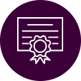 Ícone de certificado